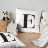 Letter E Name Initial Throw Pillow Official World Print Merch