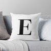 Letter E Name Initial Throw Pillow Official World Print Merch