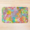 Funky Flowers Bath Mat Official World Print Merch